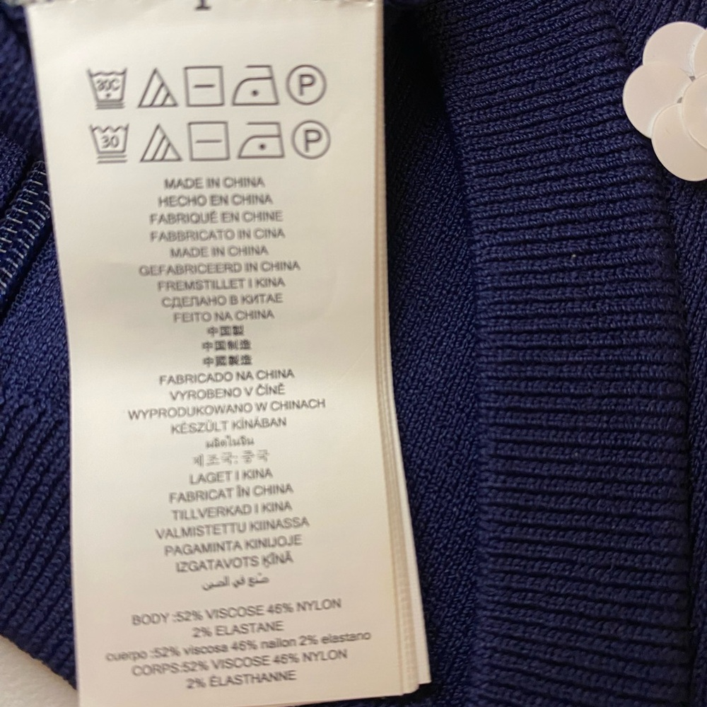 Michael Kors Blue and White Bodycon Dress Women Size XS - Picture 7 of 11